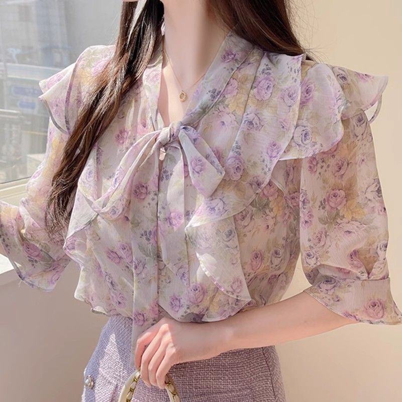 Chemisier imprimé en mousselin - Romper Floral Print avis et prix